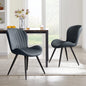 Set of 2 Modern Upholstered Dining Chairs with Cushions – Ergonomic & Durable Seating for Dining Room or Kitchen