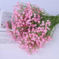 Waipfaru 20 Pcs Artificial Baby Breath Flower Pick, 21inch Real Touch Silk Faux Gypsophila Bouquets for Wedding Arrangement Party Home Decoration(White)