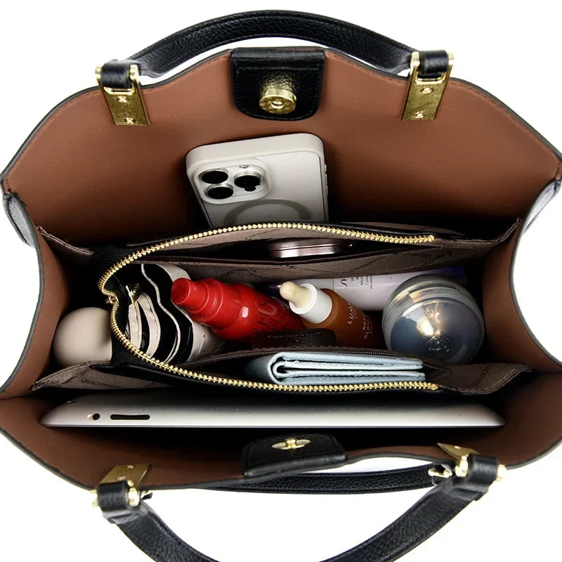 Luxury Designer Women's Handbag High Quality Leather Shoulder Bags.