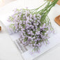 Waipfaru 20 Pcs Artificial Baby Breath Flower Pick, 21inch Real Touch Silk Faux Gypsophila Bouquets for Wedding Arrangement Party Home Decoration(White)