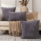 1pc Boho Faux Fur Plush Throw Pillow Covers – Luxury Soft Decorative Cushion Case